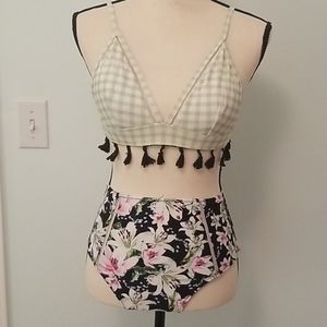 CUPSHE BIKINI floral and bright